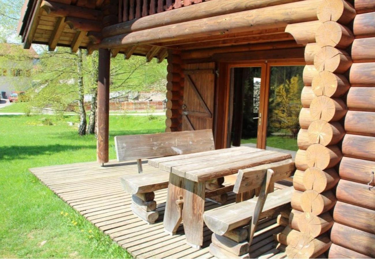 L'Oursblanc Chalet En Rondins La Bresse Exterior foto