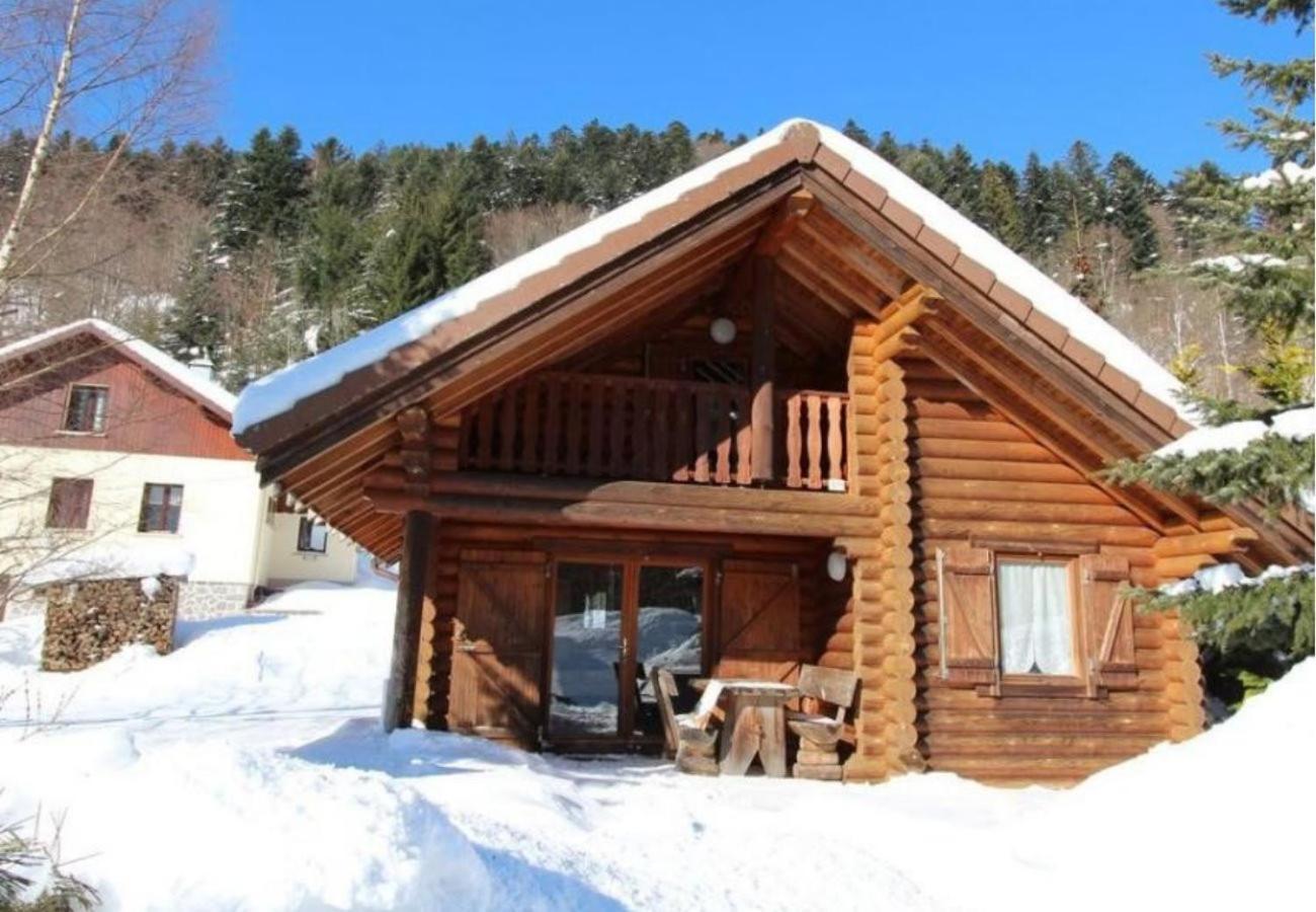 L'Oursblanc Chalet En Rondins La Bresse Exterior foto