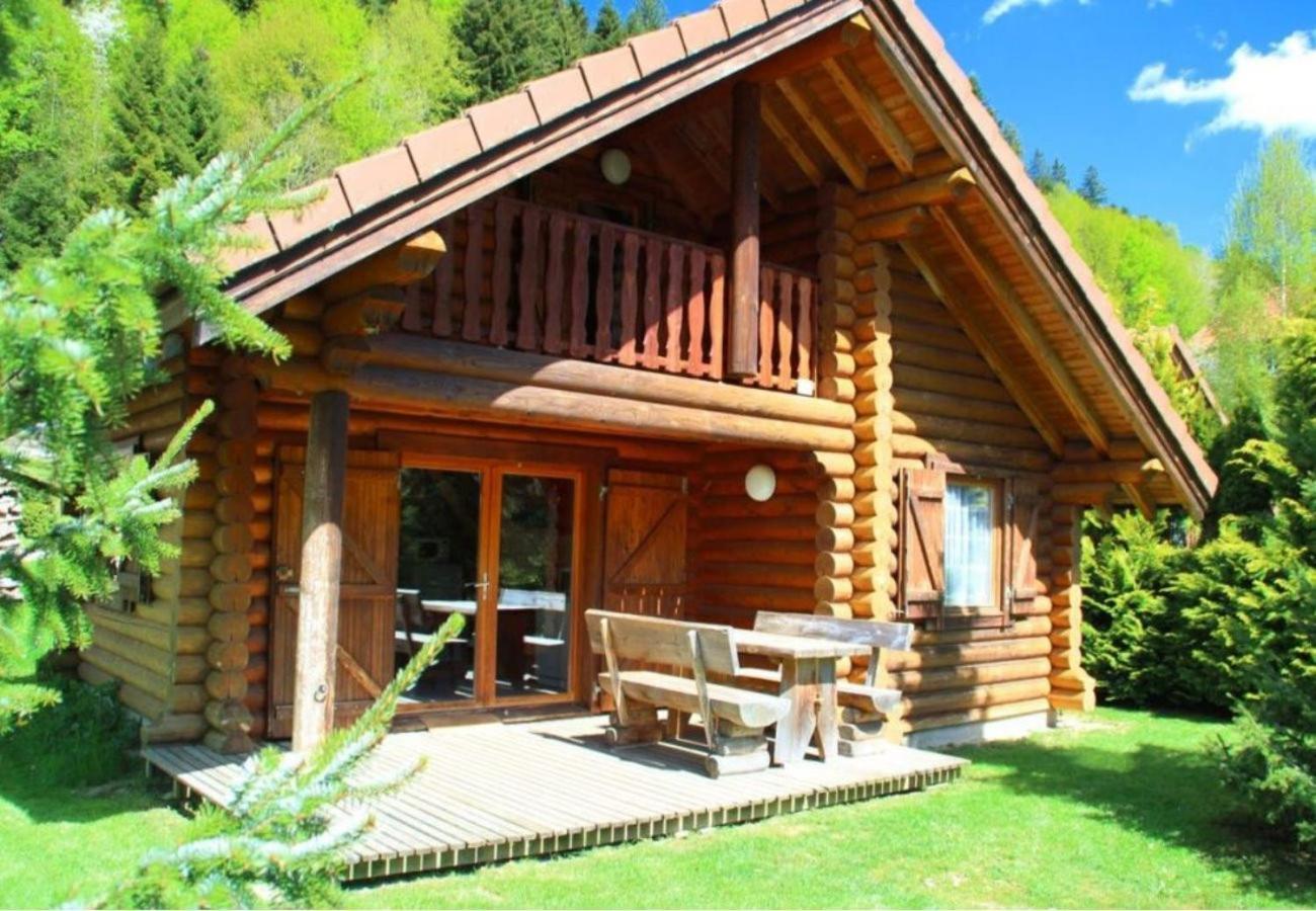 L'Oursblanc Chalet En Rondins La Bresse Exterior foto